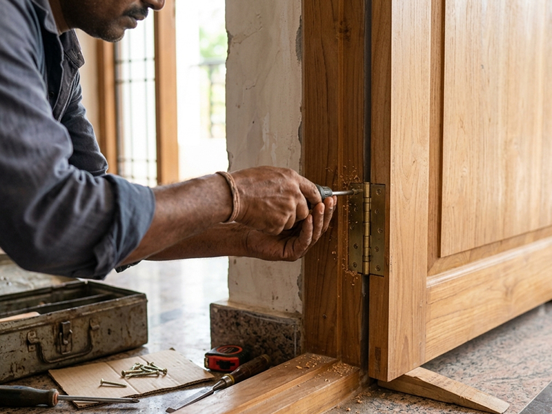 Doors Fixing Work
